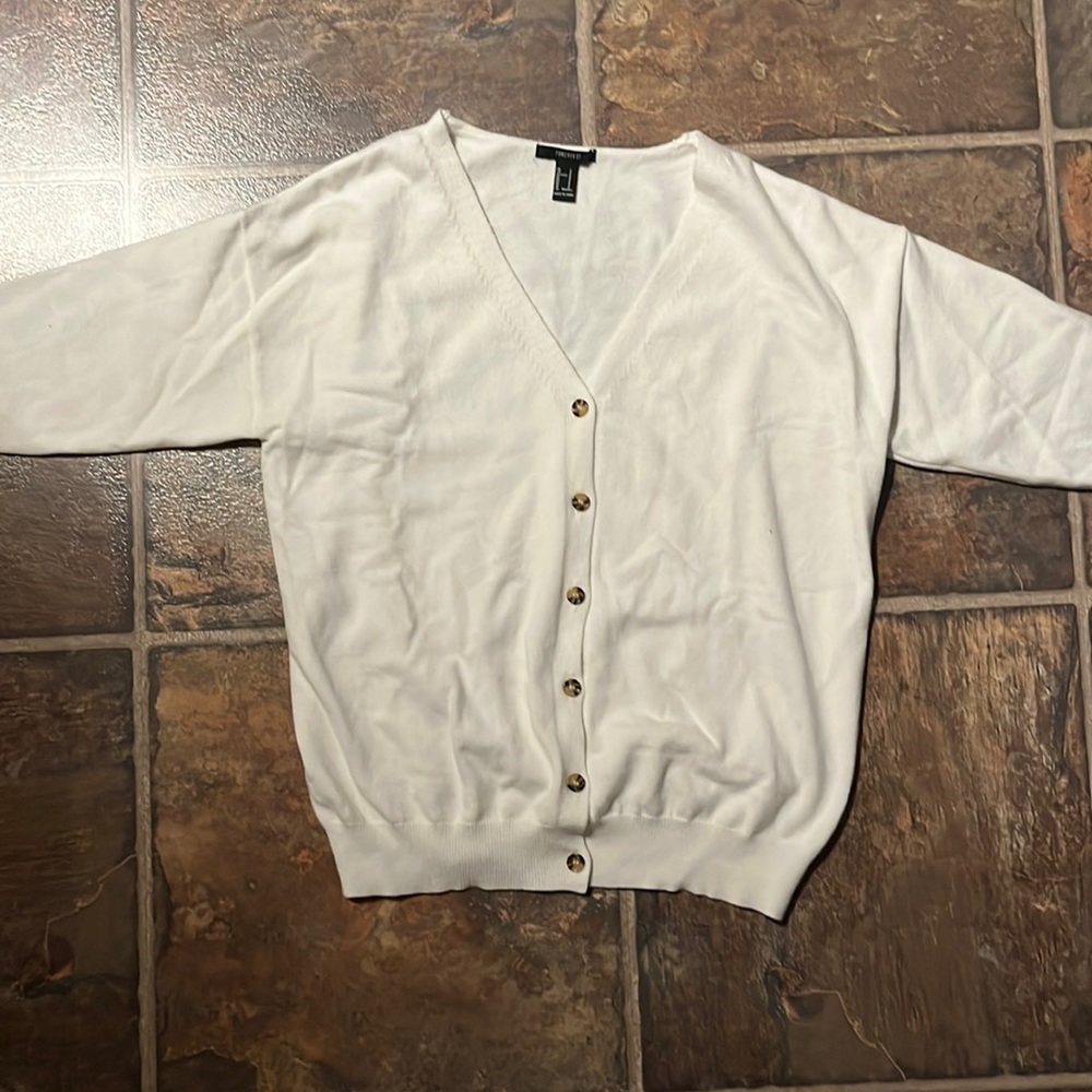 Forever 21 white sweater